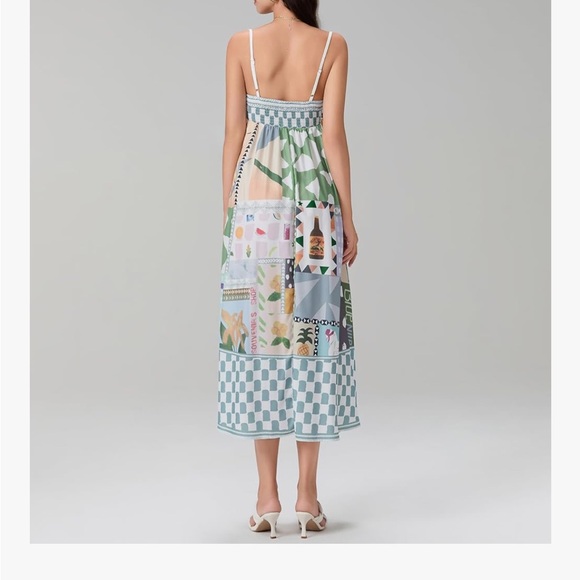 Amazon Multicolor Patchwork Maxi Dress - Picture 2 of 2